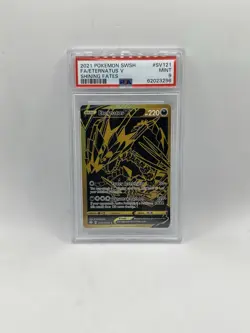 Eternatus V SV121/SV122 Pokemon Shining Fates: Shiny Vault Holo PSA 9 - Image 1
