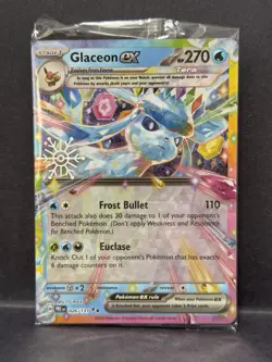 Glaceon ex 026/131 Snowflake Stamped Promo Prismatic Evolutions Pokemon - Sealed - Image 1