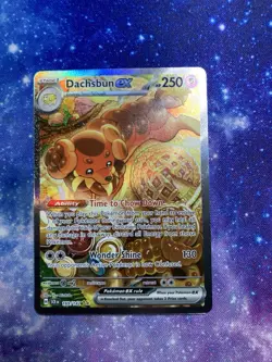 Pokemon Dachsbun EX TCG Stellar Crown Holo Special Illustration 169/142 Sv07 - Image 1