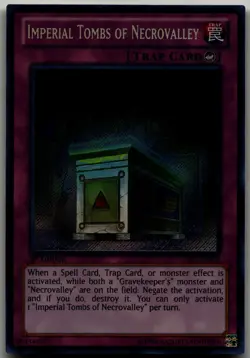 Imperial Tombs of Necrovalley Secret Rare Legacy of the Valiant LVAL-EN076 LP - Image 1