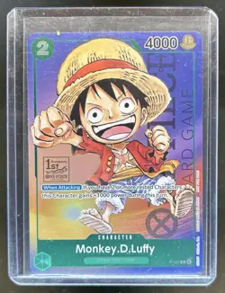 2023 One Piece 1st Anniversary Tournament Monkey D Luffy #P-037 - Image 1