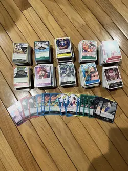 One Piece TCG - OP14-EB04 Bulk Card Lot - Common/Uncommon/Leaders (1000+ cards) - Image 1