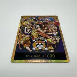 One Piece x Lakers Straw Hat Crew Custom Gold Don Card English Textured Foiling - Image 3