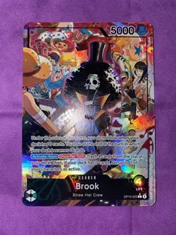 OP15-022 Brook Alt Art Leader Adventure on Kami’s Island One Piece TCG English - Image 1