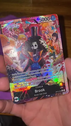 OP15-022 Brook Alt Art Leader Adventure on Kami’s Island One Piece TCG English - Image 2