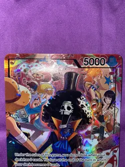 OP15-022 Brook Alt Art Leader Adventure on Kami’s Island One Piece TCG English - Image 3