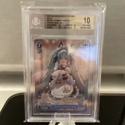 Weiss Schwarz Goddess of Victory NIKKE - Privaty: Unkind Maid SP BGS 10 English - Image 3