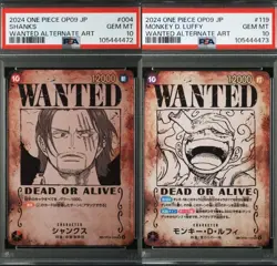 [PSA10] One Piece Card: New Emperor Shanks Luffy - Image 1