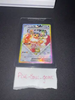 Eevee Ex SVP 174 Black Star Promo Prismatic Evolutions UPC Pokemon Card NM - Image 1