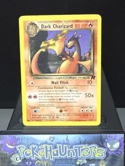Pokemon Card Dark Charizard 21/82 Team Rocket Set Non Holo Rare Played - Image 1