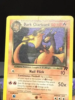 Pokemon Card Dark Charizard 21/82 Team Rocket Set Non Holo Rare Played - Image 2