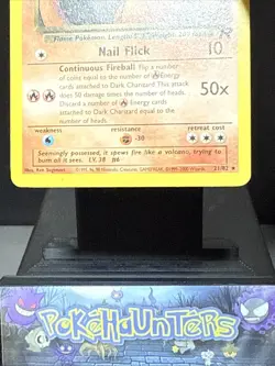 Pokemon Card Dark Charizard 21/82 Team Rocket Set Non Holo Rare Played - Image 3