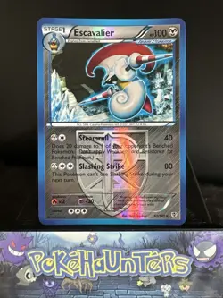 Pokemon Card Escavalier 61/101 Plasma Blast Reverse Holo Rare NM - Image 1