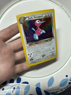 Pokemon TCG Dark Porygon2 Neo Destiny Holo Card 8/105 Unlimited Rare MP - Image 1