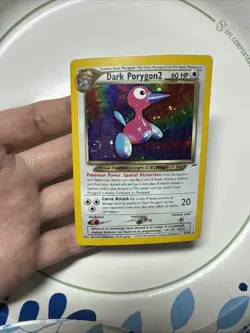 Pokemon TCG Dark Porygon2 Neo Destiny Holo Card 8/105 Unlimited Rare MP - Image 2