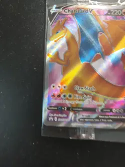 2020 Pokemon Card Charizard V Promo Black Rare Holo #SWSH050 Near Mint - Image 4