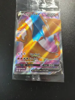 2020 Pokemon Card Charizard V Promo Black Rare Holo #SWSH050 Near Mint - Image 5