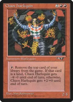 MTG - Chaos Harlequin - Alliances - Reserved List - Magic the Gathering - Image 1