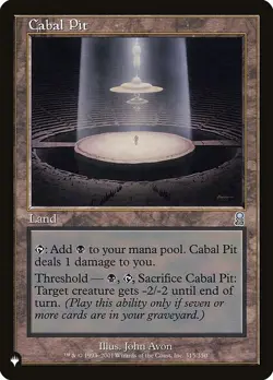 MTG - Cabal Pit - The List - Mystery Booster 2 - Magic the Gathering - Image 1