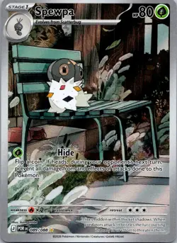 Spewpa 089/088 Holo Illustration Rare Perfect Order Pokemon Near Mint - Image 1