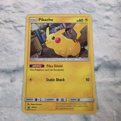 Pokemon TCG Pikachu SM157 Sun & Moon Promo Holo NM - Image 1