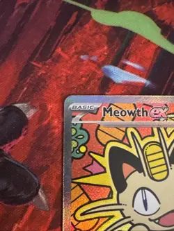 Pokemon TCG Perfect Order #121 Meowth ex Special Illustration Rare - Image 5