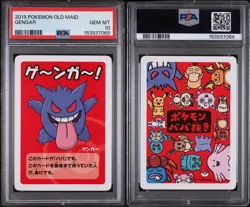 2019 POKEMON OLD MAID GENGAR PSA 10 - Image 3