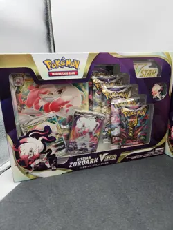 Lot Of 2 Pokemon TCG Hisuian Zoroark VSTAR Premium Collection Box Sealed - Image 2