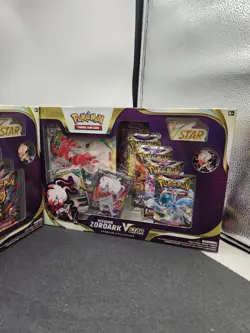 Lot Of 2 Pokemon TCG Hisuian Zoroark VSTAR Premium Collection Box Sealed - Image 3