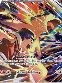 Ethan's Typhlosion 190/182 Pokemon TCG Destined Rivals Illustration Rare Holo - Image 2