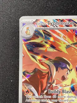 Ethan's Typhlosion 190/182 Pokemon TCG Destined Rivals Illustration Rare Holo - Image 5