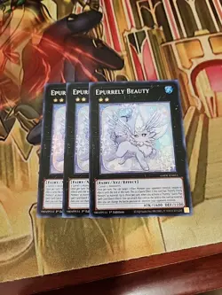 3X Epurrely Beauty - AMDE-EN015 Super Rare - 1st Ed NM Yugioh - Image 1