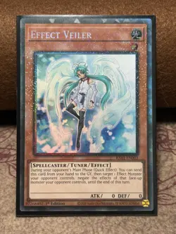 YuGiOh Effect Veiler RA01 - Collector's Rare- NM Euro Print - Image 1