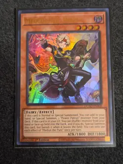 YuGiOh! DUAD-EN008 Medius the Pure 1st Edition Ultra Rare NM - Image 1