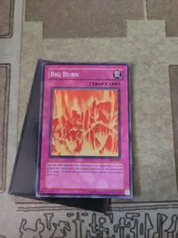 YUGIOH BIG BURN IOC-047 SUPER UNLIMITED ED NM 1996 PRINT - Image 2
