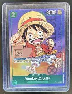2023 One Piece 1st Anniversary Tournament Monkey D Luffy Promo #P-037 - Image 1
