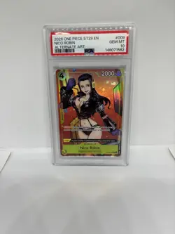 2026 ONE PIECE STARTER DECK ST29-EGGHEAD ALTERNATE ART #009 NICO ROBIN PSA 10 - Image 1