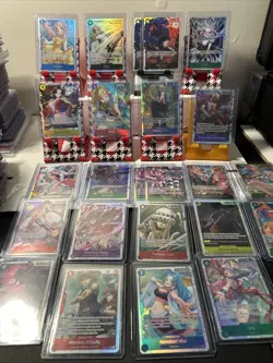 One Piece SR Lot Of 26 All NM Never Played - Image 1