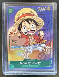 2023 One Piece 1st Anniversary Tournament Monkey D Luffy Promo #P-037 - Image 1