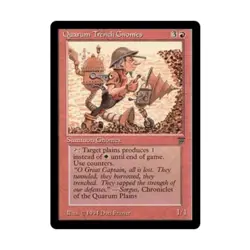 WOTC MtG Legends Quarum Trench Gnomes (R) EX - Image 1