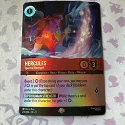 Disney Lorcana Winterspell Hercules Spectral Demigod 214/204 Epic - Image 1