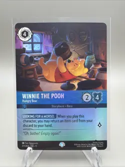 Disney Lorcana Winnie the Pooh – Hungry Bear 217/204 Winterspell Epic - Image 1