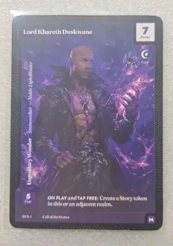 Wonders of the First Lord Khareth Duskwane Mythic Rare Call of the Stones CoTS - Image 1