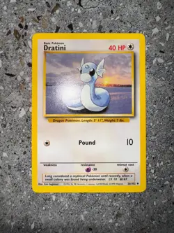 Pokemon TCG Cards Dratini 26/102 Base Set Uncommon - Image 3