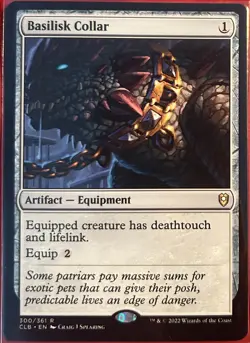 MTG | Basilisk Collar #300 Commander Legends: Battle for Baldur's Gate - NM - Image 1