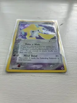 Pokemon TCG Jirachi Holo Rare Card 8/101 Vintage 2004 EX Hidden Legends - Image 2
