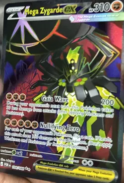Pokemon Mega Zygarde EX Full Art Holo 104/088 Mega 310 HP English Card - Image 1