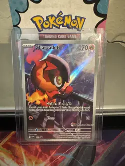 Pokemon TCG Charcadet Phantasmal Flames Pokemon Center Stamped Promo NM Card - Image 1
