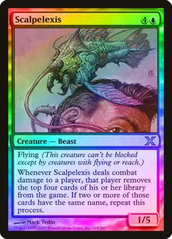 Scalpelexis FOIL 10th Edition NM Blue Rare MAGIC THE GATHERING CARD ABUGames - Image 1
