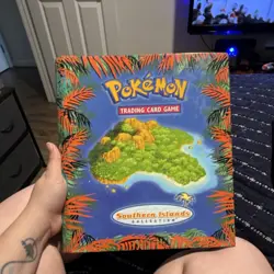 Pokemon Trading Card Game Southern Islands Collection 2001 Binder-Empty Damaged - Image 1